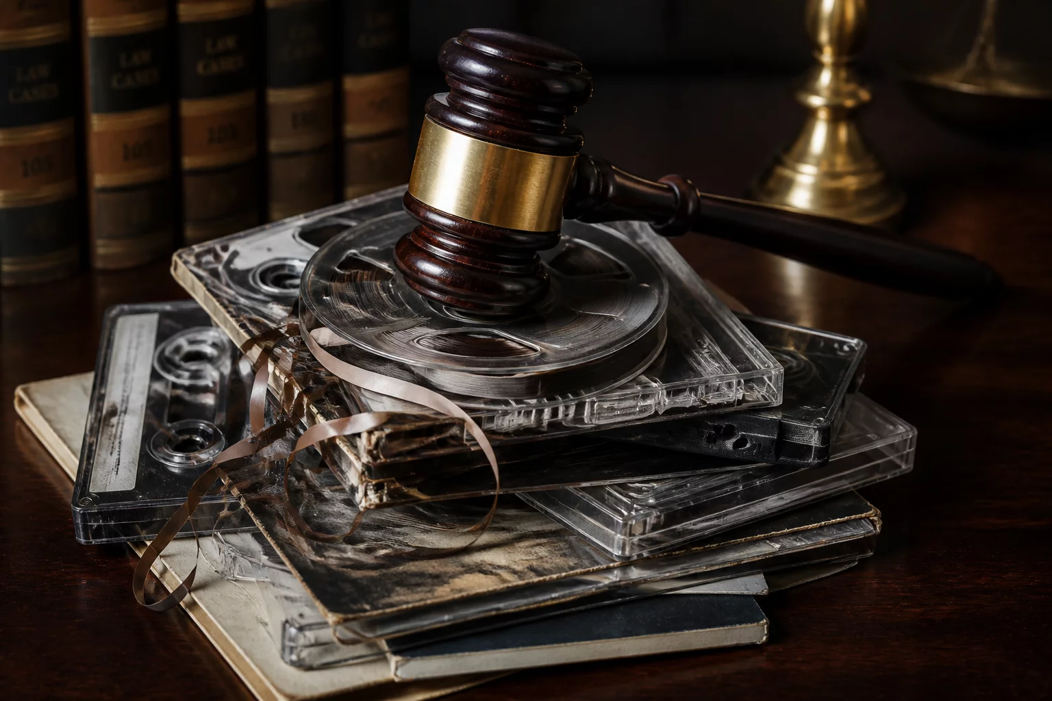 Blocage légal des enchères d'enregistrements d'archives